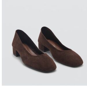 Mango Suede Heeled Shoes